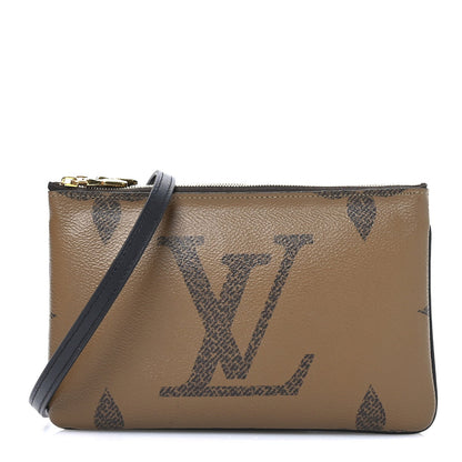 Louis Vuitton Reverse Monogram Giant Double Zip Pochette 1 of 7