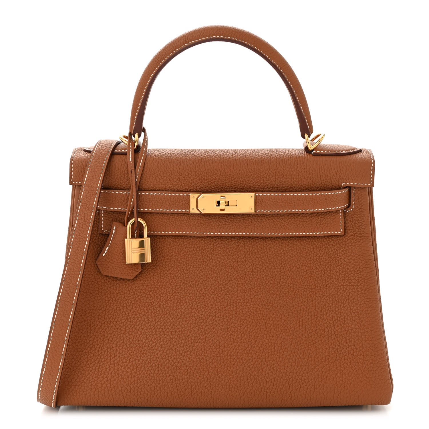 Hermes Togo Kelly Retourne 28 Gold 1 of 11