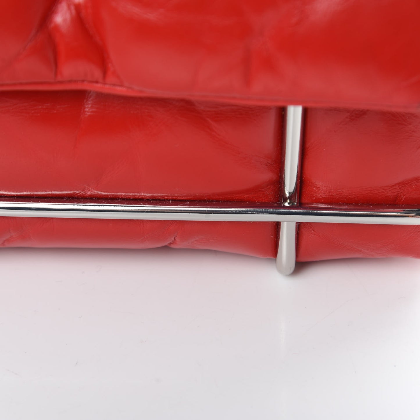 Calfskin Quilted Halo Xbody Bag Red