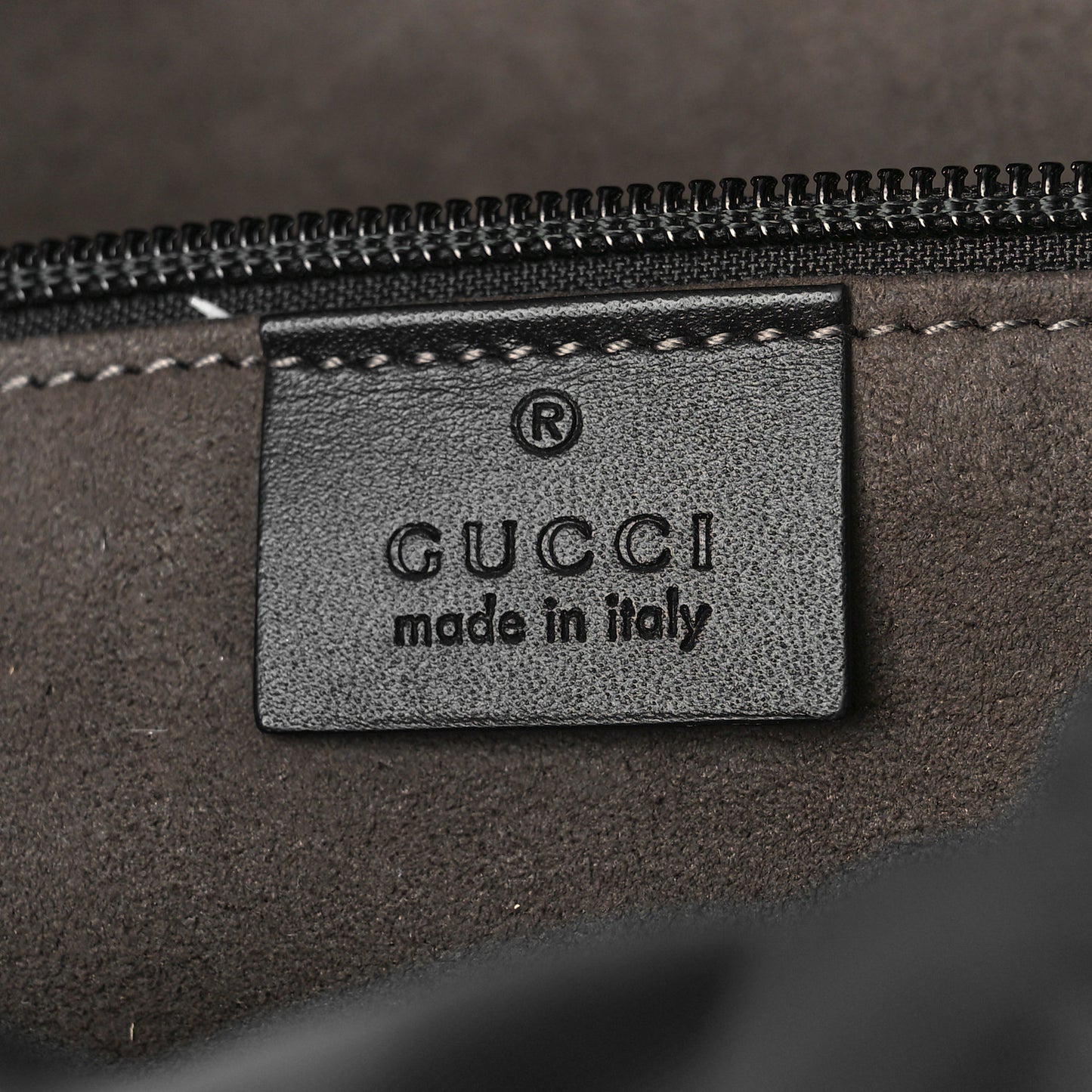 GG Supreme Monogram Single Buckle Backpack Beige Black