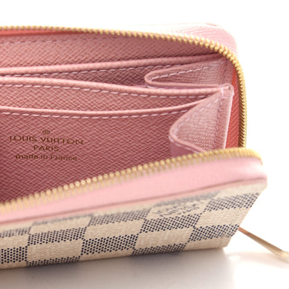 Louis Vuitton Damier Azur Zippy Coin Purse Rose Ballerine 6 of 8