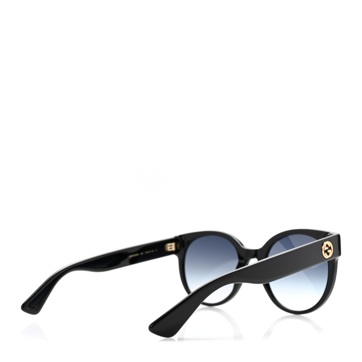 Gucci Acetate Round Sunglasses GG0035SN Black 4 of 7
