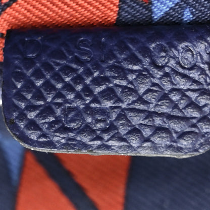 Hermes Epsom Silk'In Compact Wallet Bleu Saphir 9 of 13