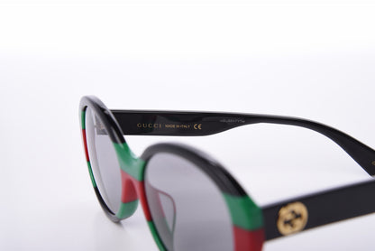 Gucci Round Web Sunglasses GG0279SA Black Green 8 of 15