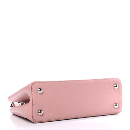 Louis Vuitton Taurillon Capucines PM Magnolia 3 of 4