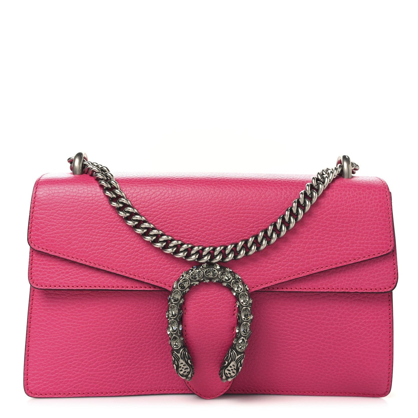 Dollar Calfskin Small Dionysus Shoulder Bag Box Pink