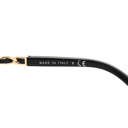 Chanel Lambskin Square Chain Sunglasses 5210-Q Black 5 of 8