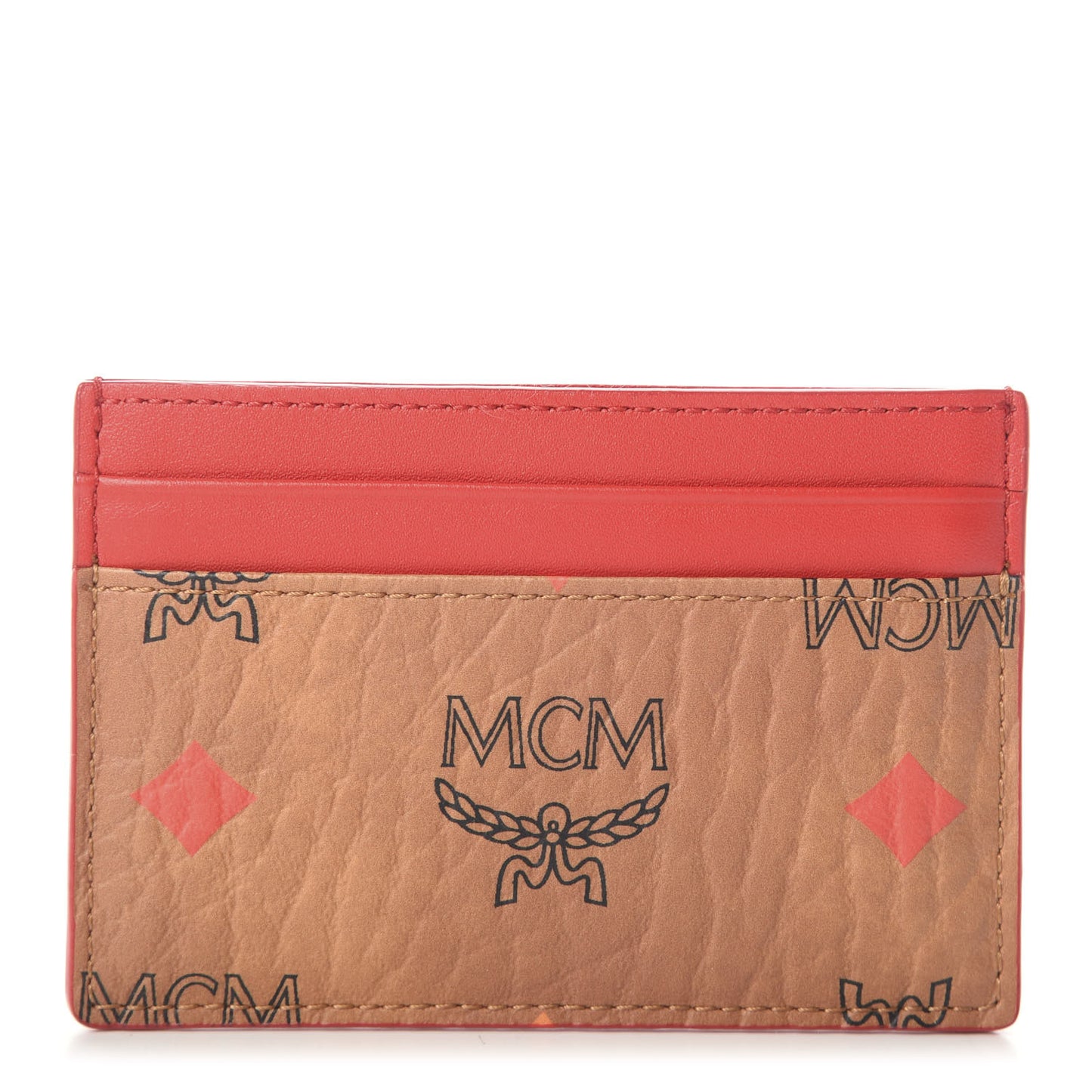 Skyoptic Visetos Spectrum Diamond Card Case Cognac