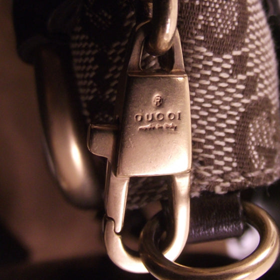 Monogram Horsebit Small Handbag Brown