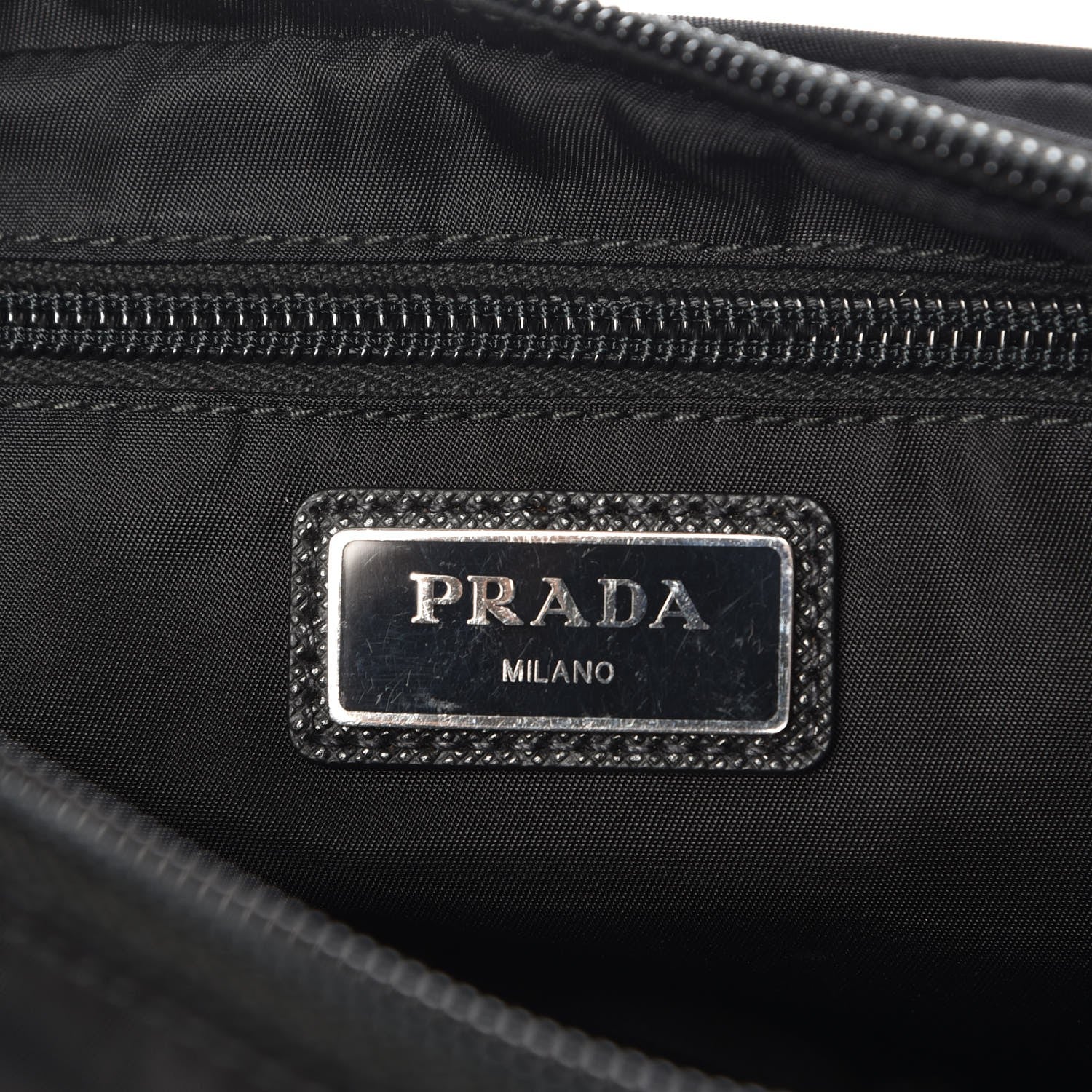 Prada Nylon Belt Bag Black 6 of 9