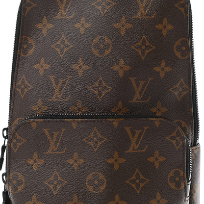 Louis Vuitton Monogram Macassar Avenue Sling Bag 9 of 12