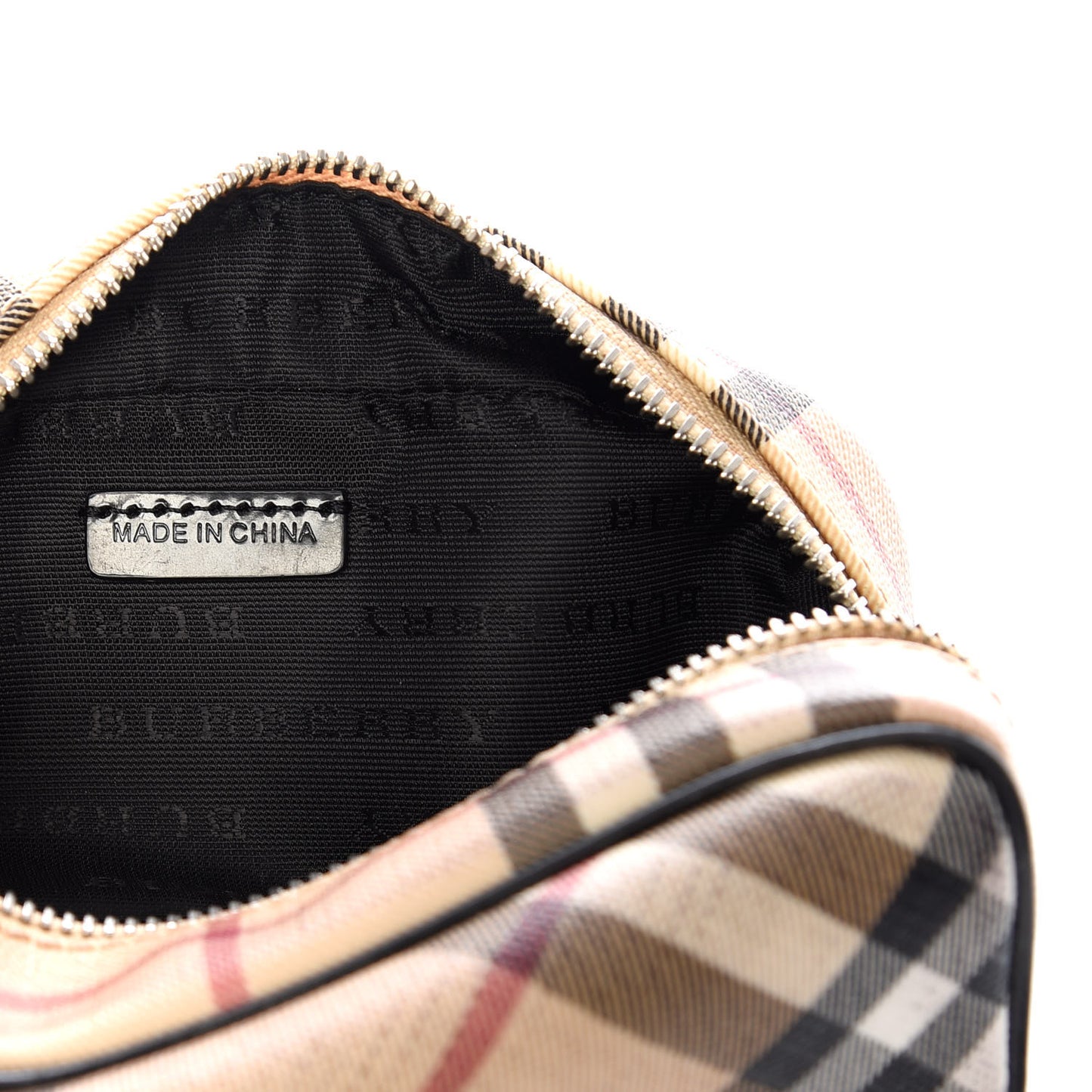 Nova Check Pouch Black