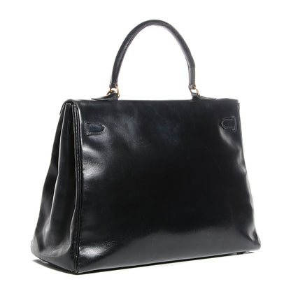 Hermes Box Kelly Retourne 35 Black 3 of 20