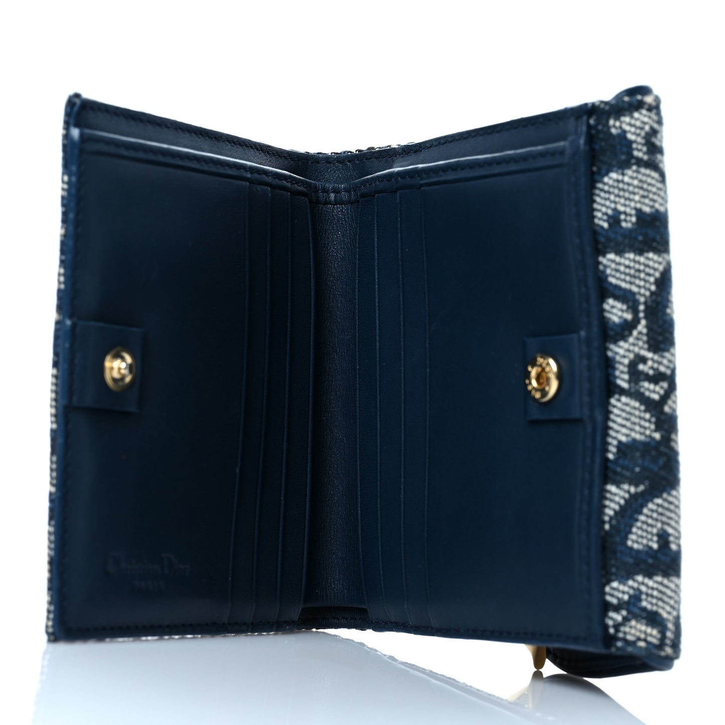 Monogram Compact Saddle Wallet Blue