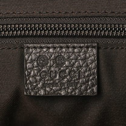 Gucci Monogram Large Flap Messenger Bag Beige Dark Brown 6 of 9