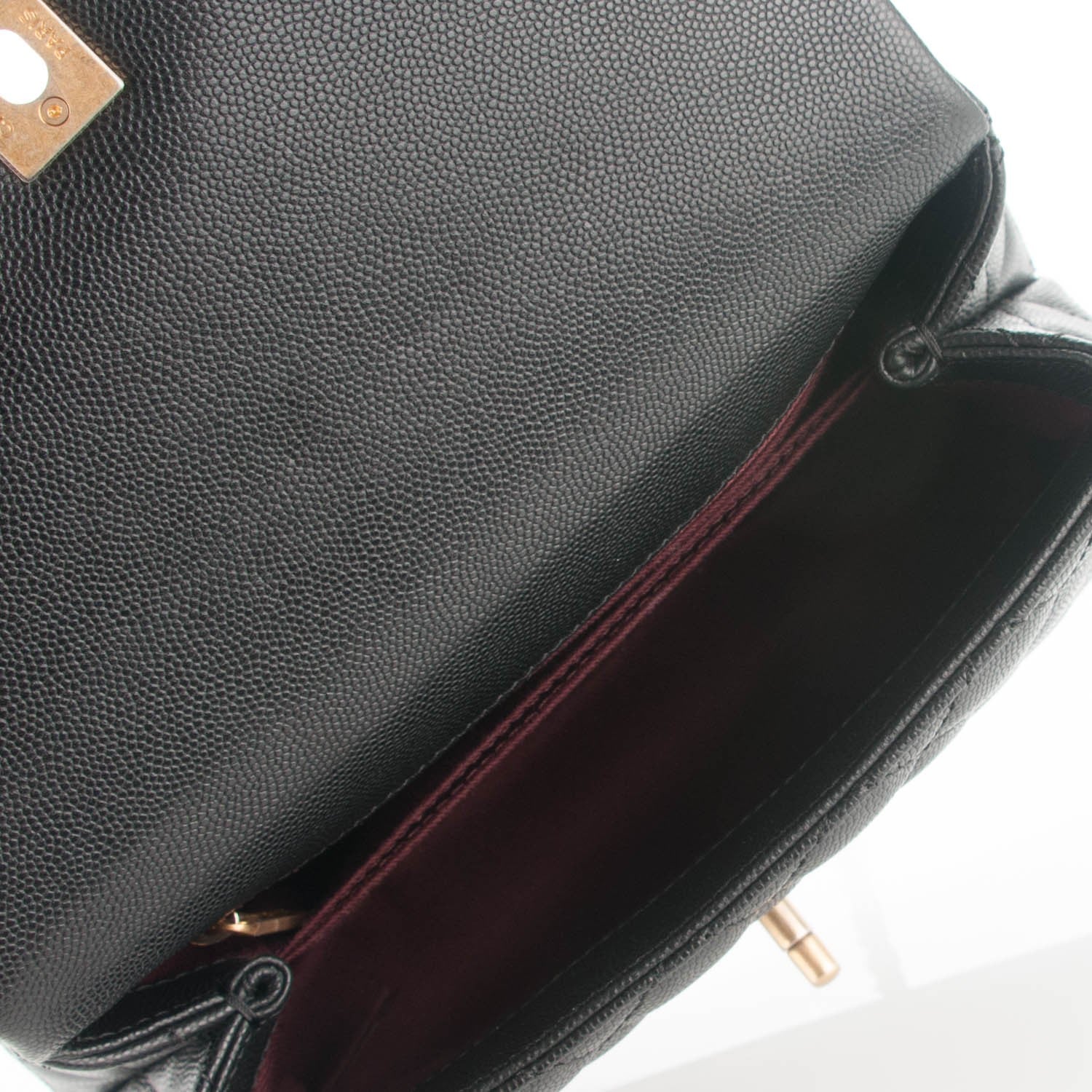 Chanel Caviar Quilted Mini Coco Handle Flap Black 5 of 7