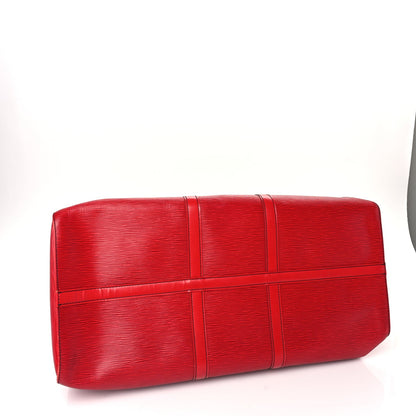 Louis Vuitton Keepall Epi 55 Castillan Red 3 of 8