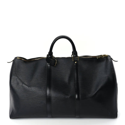 Louis Vuitton Epi Keepall 55 Black 1 of 8
