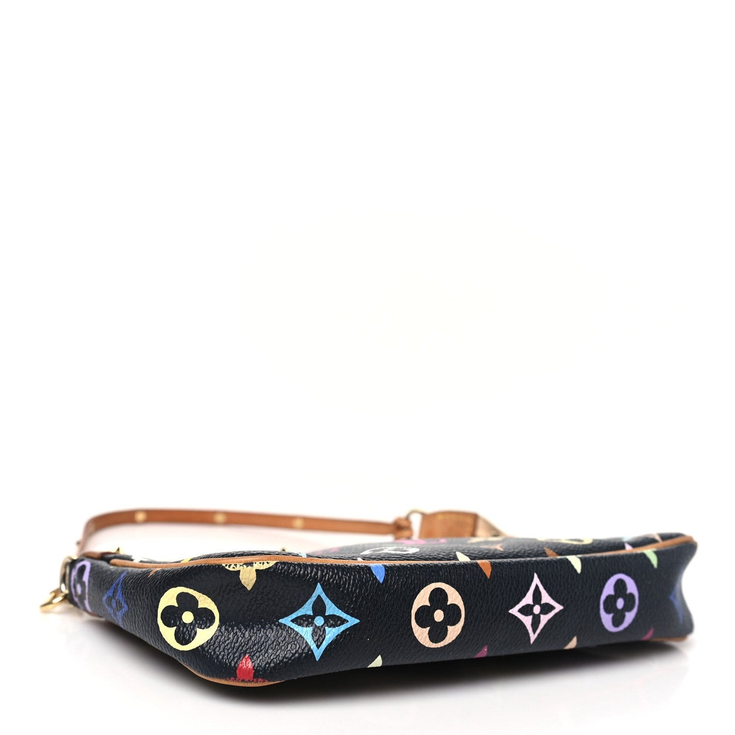 Monogram Multicolor Pochette Accessories Black