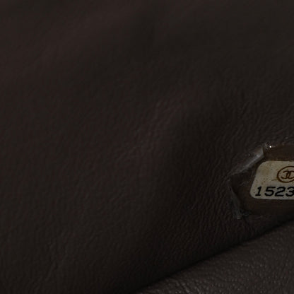 Chanel Patent Calfskin Quilted Maxi Double Flap Grey 7 of 10