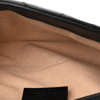 Gucci Calfskin Matelasse Super Mini GG Marmont Shoulder Bag Black 5 of 12