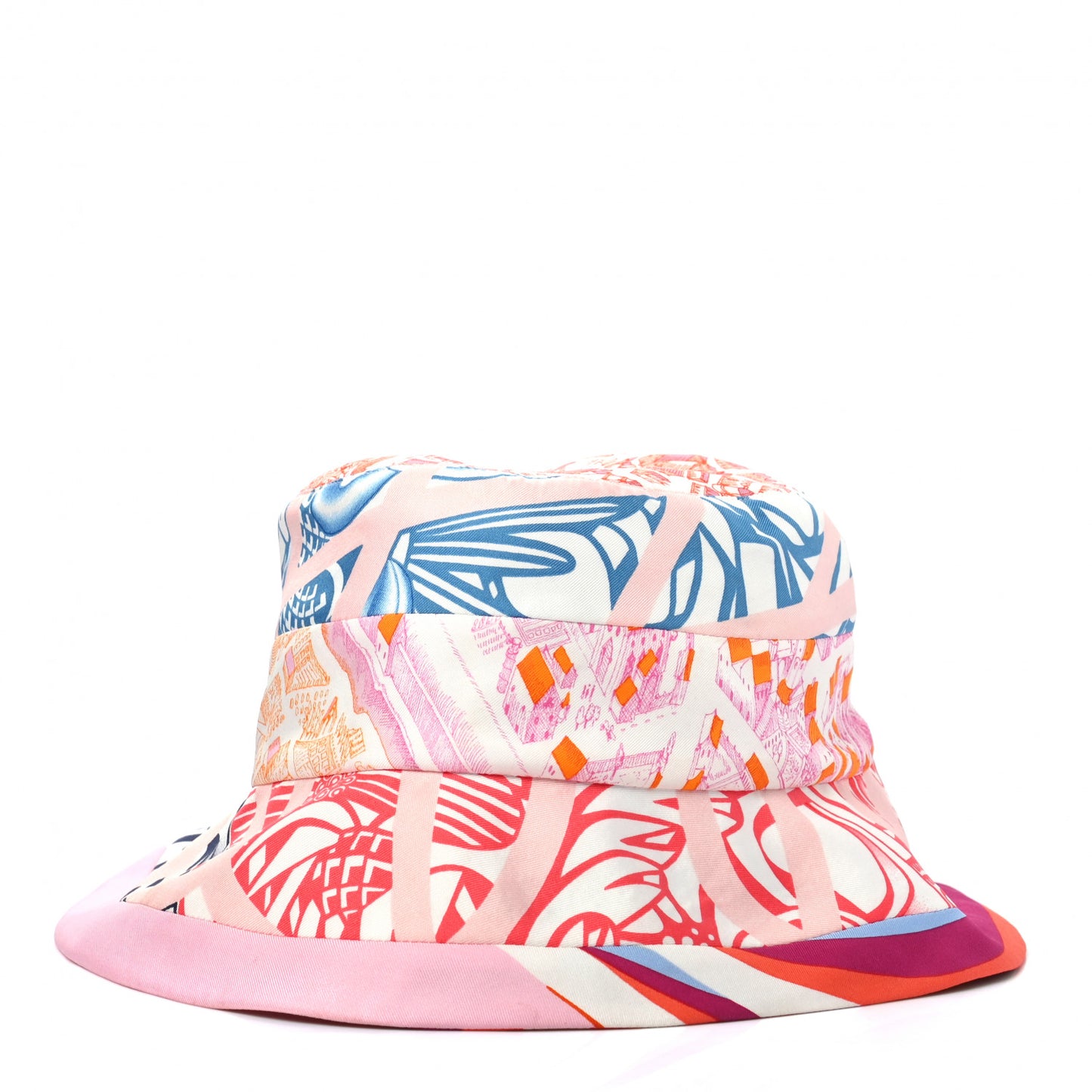 Silk Carla Patchwork Bucket Hat 57