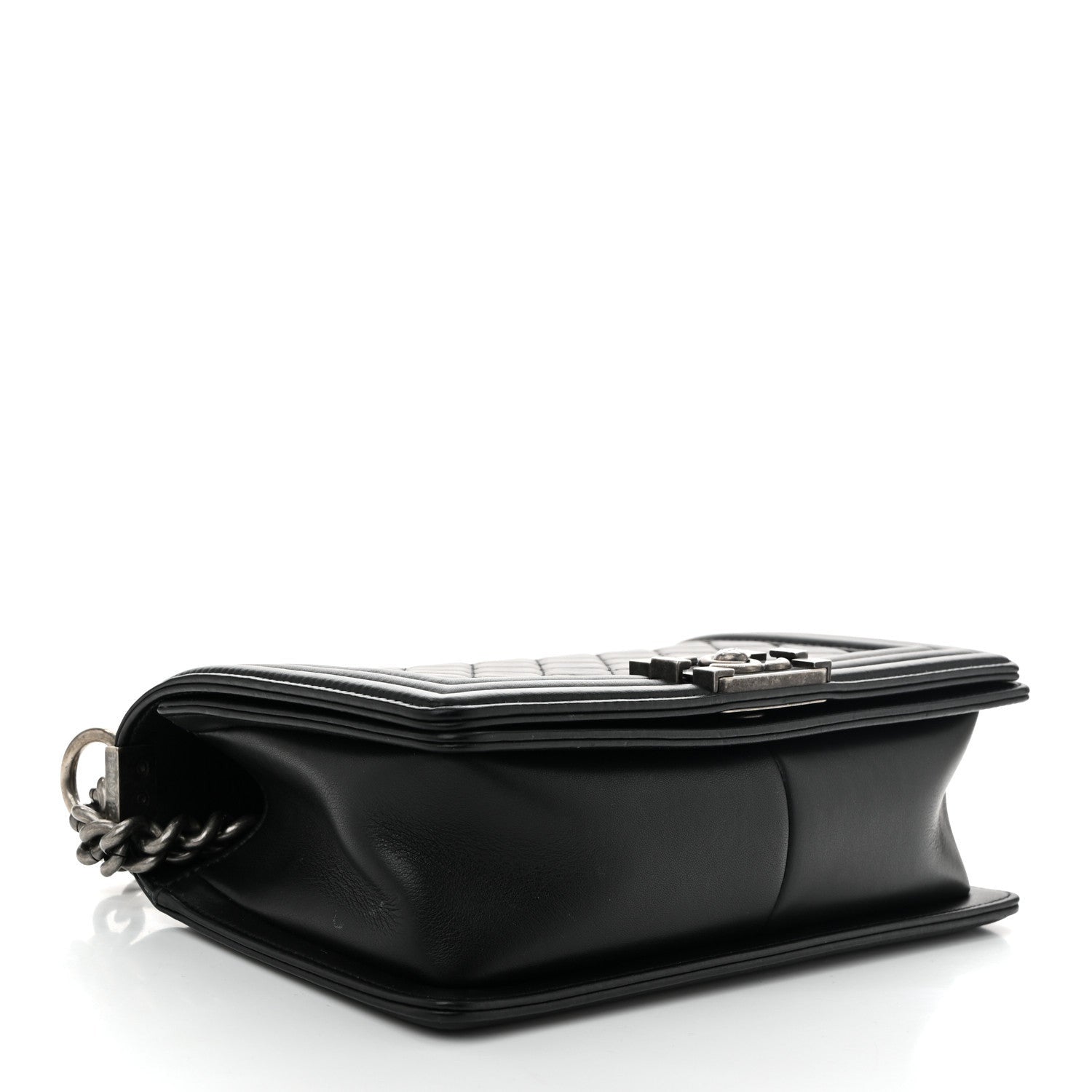 Chanel Lambskin Quilted Medium Boy Flap Black 4 of 7