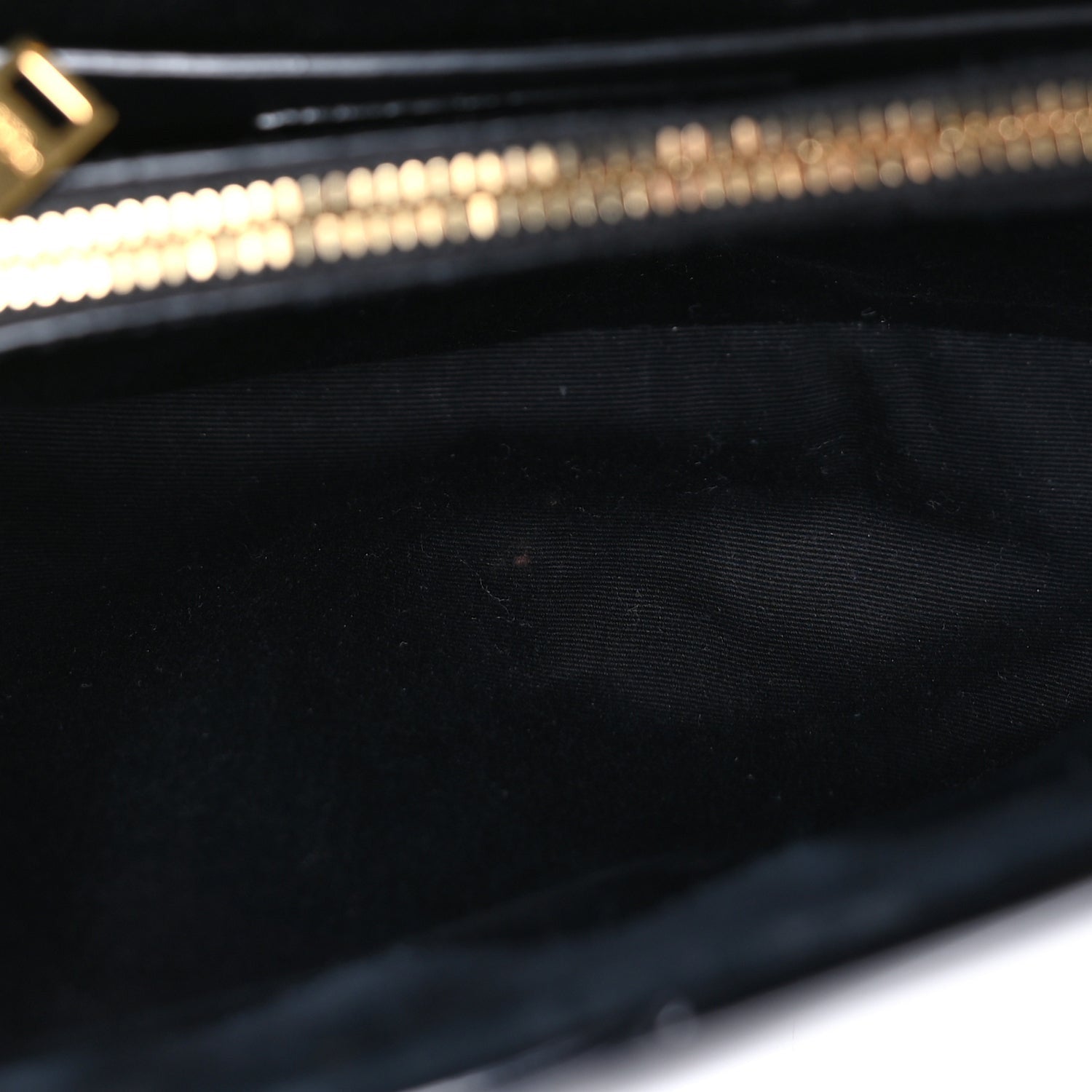 Saint Laurent Patent Y Quilted Monogram Small Loulou Chain Satchel  Black 4 of 7