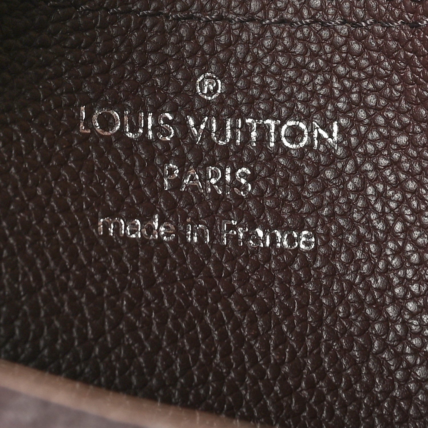 Louis Vuitton Mahina Carmel Hobo Chocolate 6 of 7