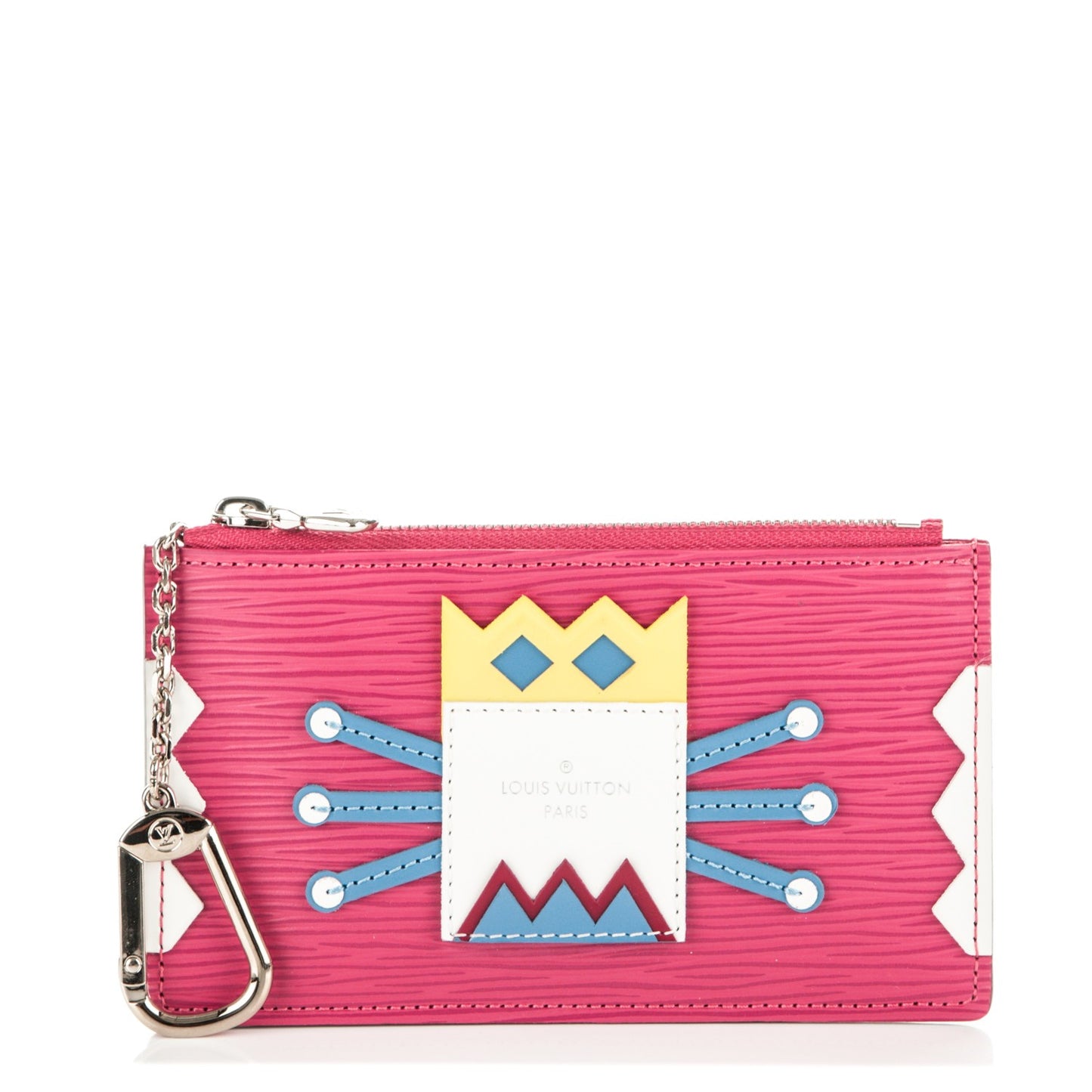 Epi Tribal Mask Key Pouch Pivoine