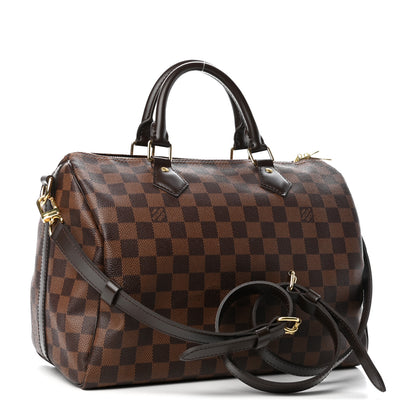 Louis Vuitton Damier Ebene Speedy Bandouliere 30 2 of 4