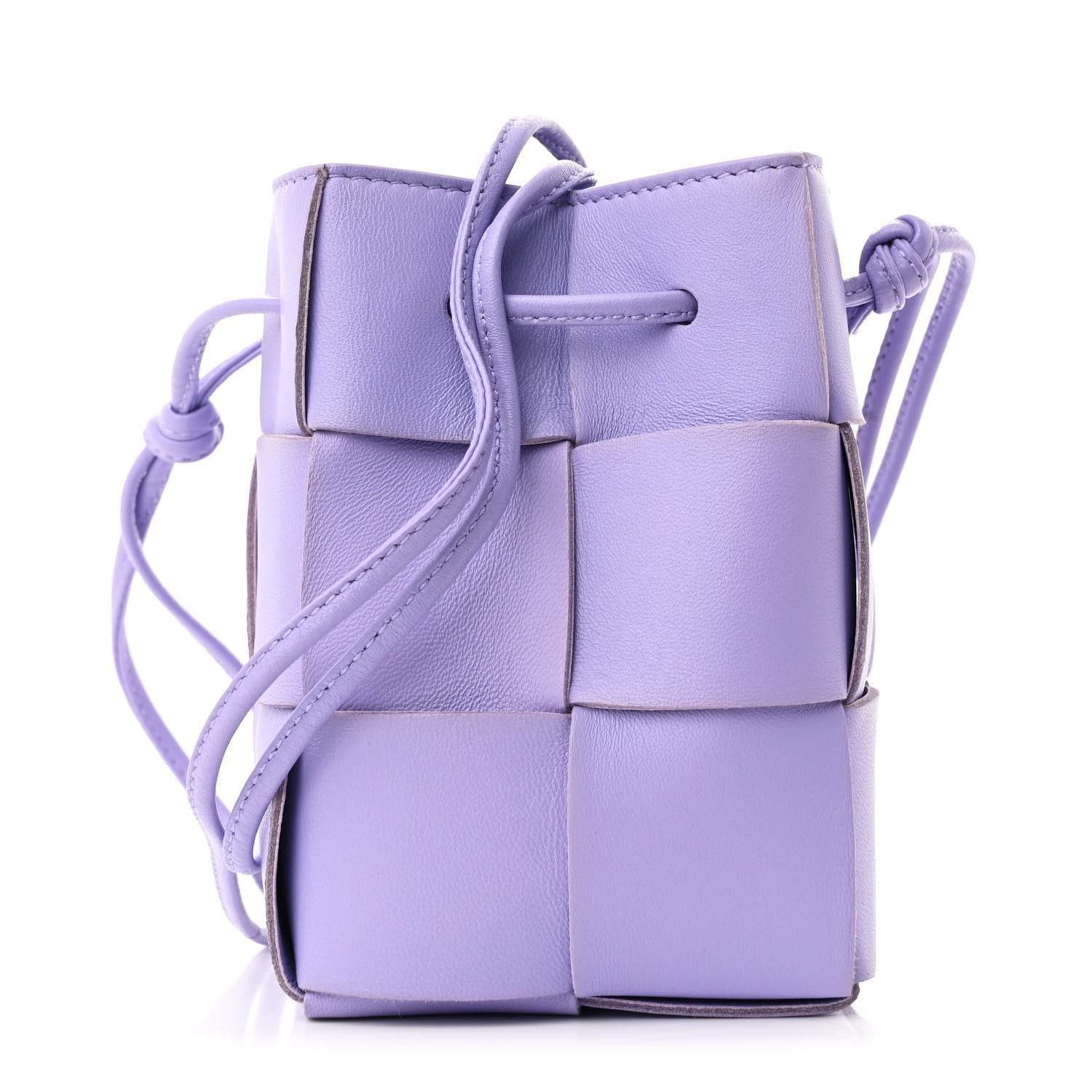 Bottega Veneta Nappa Maxi Intrecciato Mini Cassette Bucket Bag Wisteria 1 of 7