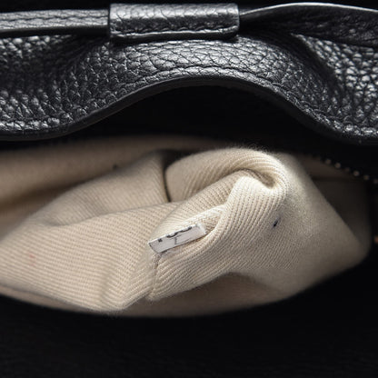 Prada Calfskin Cinch Backpack Black 9 of 10