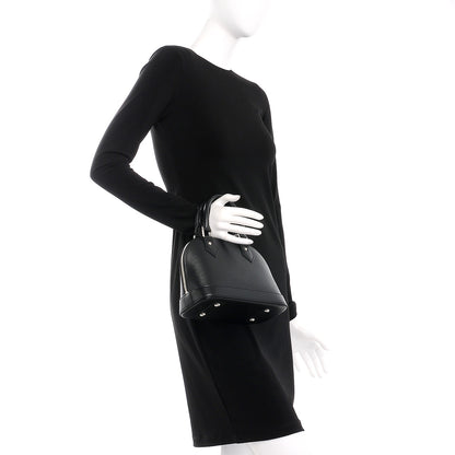 Louis Vuitton Epi Alma BB Black 2 of 9