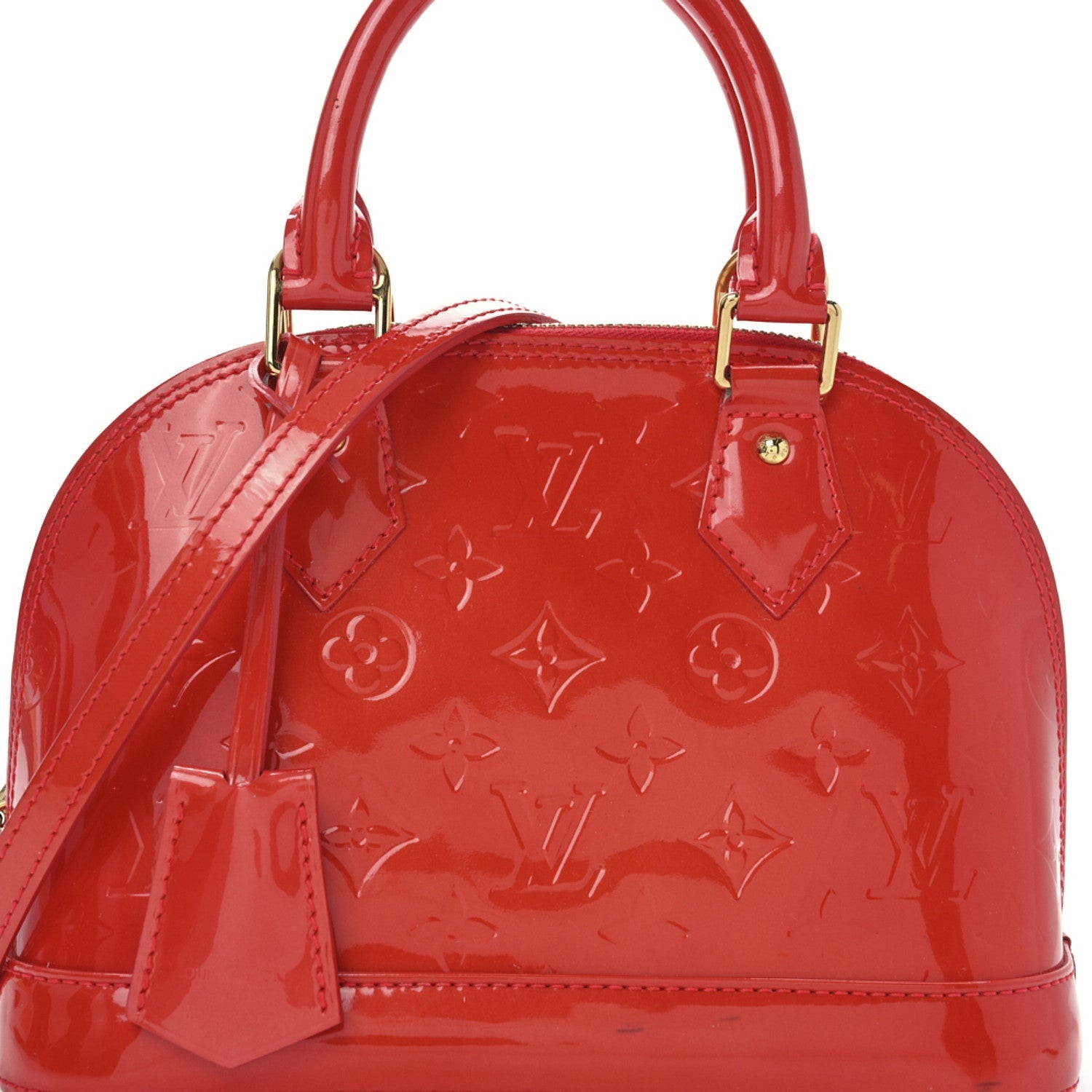 Louis Vuitton Vernis Alma BB Rose Litchi 7 of 7
