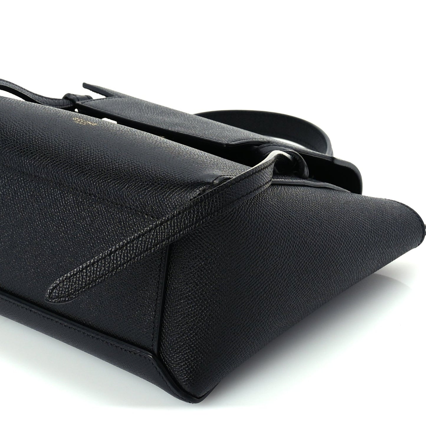 Grained Calfskin Nano Belt Bag Black