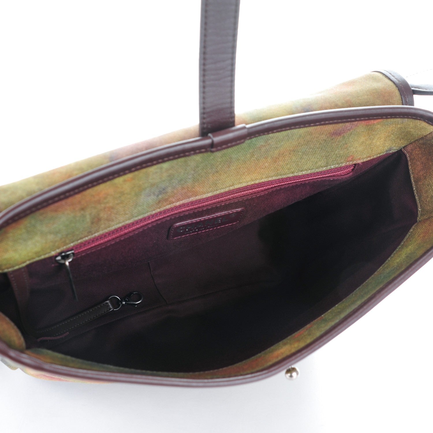 Chanel Washed Toile Graffiti On The Pavements Messenger Khaki Multicolor 5 of 7