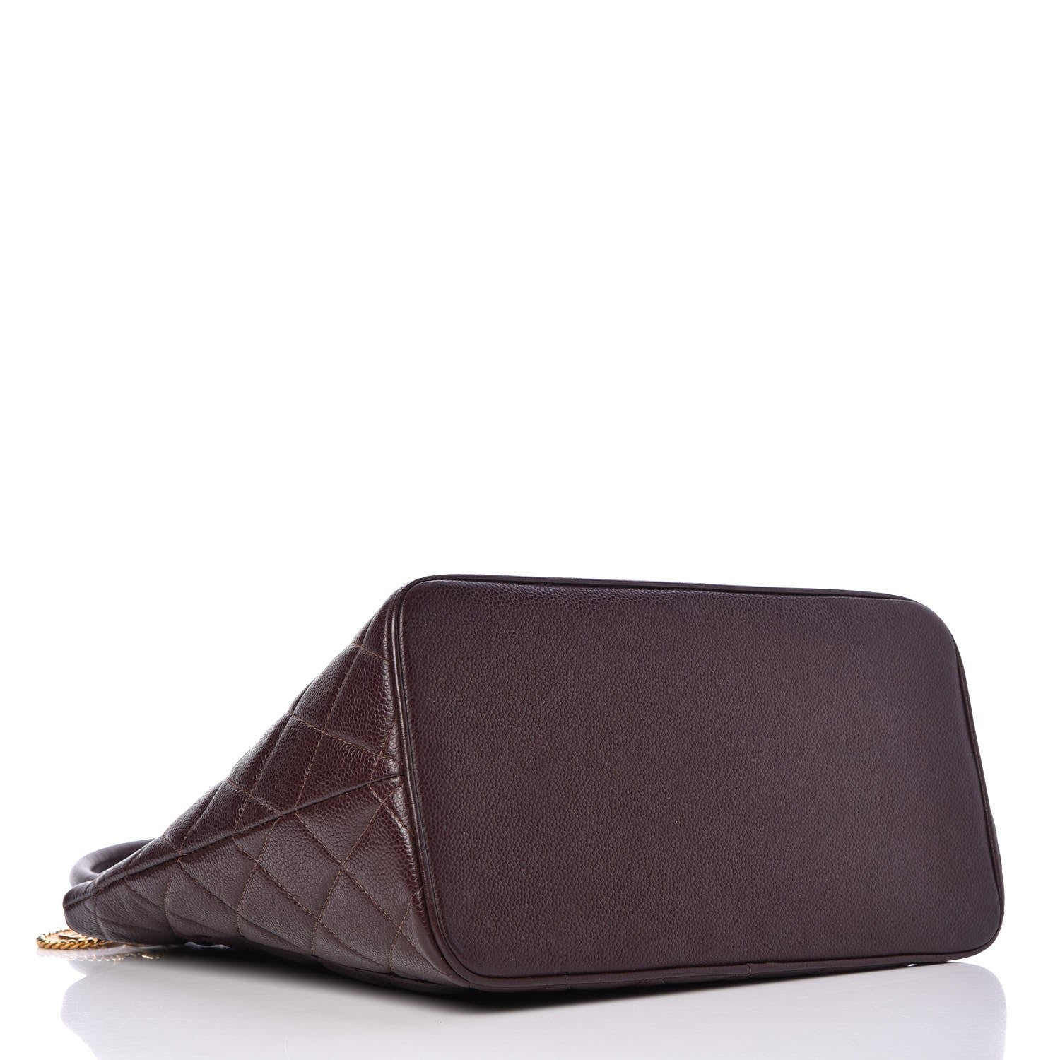 Chanel Caviar Quilted Medallion Tote Bordeaux 4 of 10