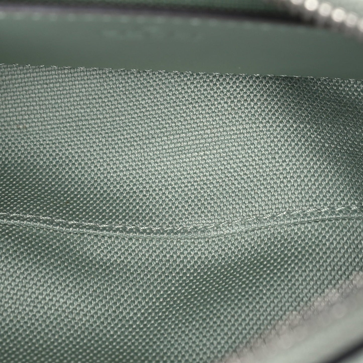 Denim GG Monogram Calfskin Small Shoulder Bag Pale Green