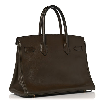 Hermes Epsom Birkin 30 Vert Olive 3 of 33