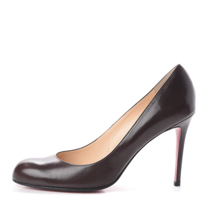 Christian Louboutin Kid Simple 100 Pumps 42 Brown 1 of 7