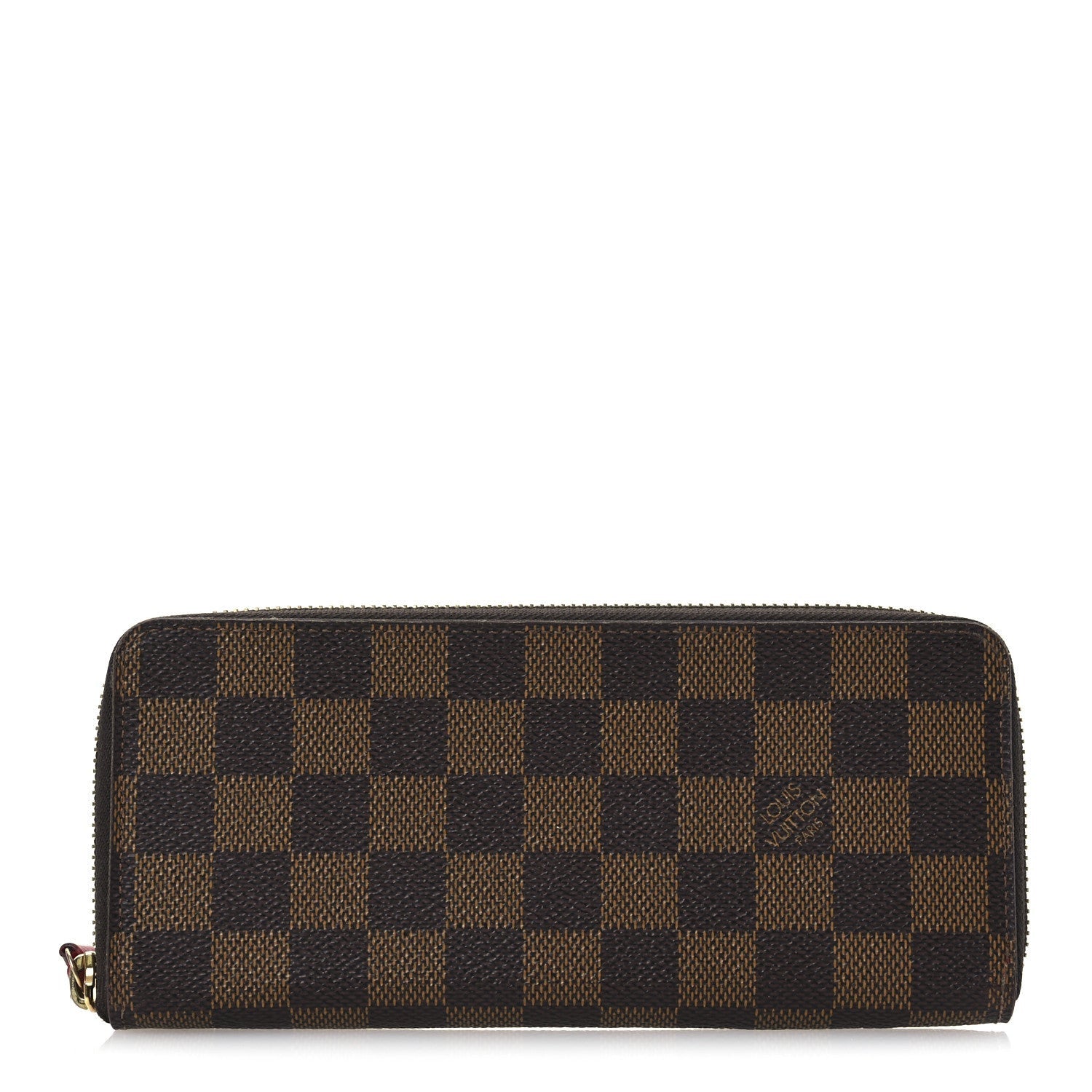 Louis Vuitton Damier Ebene Clemence Wallet Cherry 1 of 7