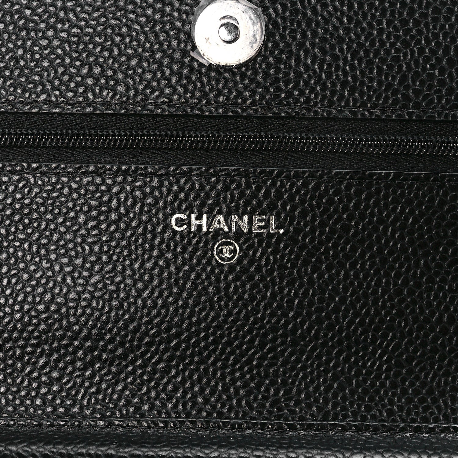 Chanel Caviar Quilted Wallet on Chain WOC Black 6 of 13
