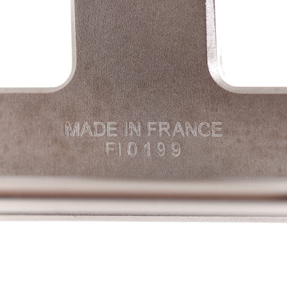 Hermes Polished Palladium 32mm H Belt Buckle Silver 3 of 4