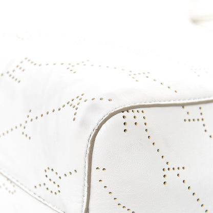 Stella McCartney Eco Alter Nappa Perforated Logo Tote Optical White 11 of 14