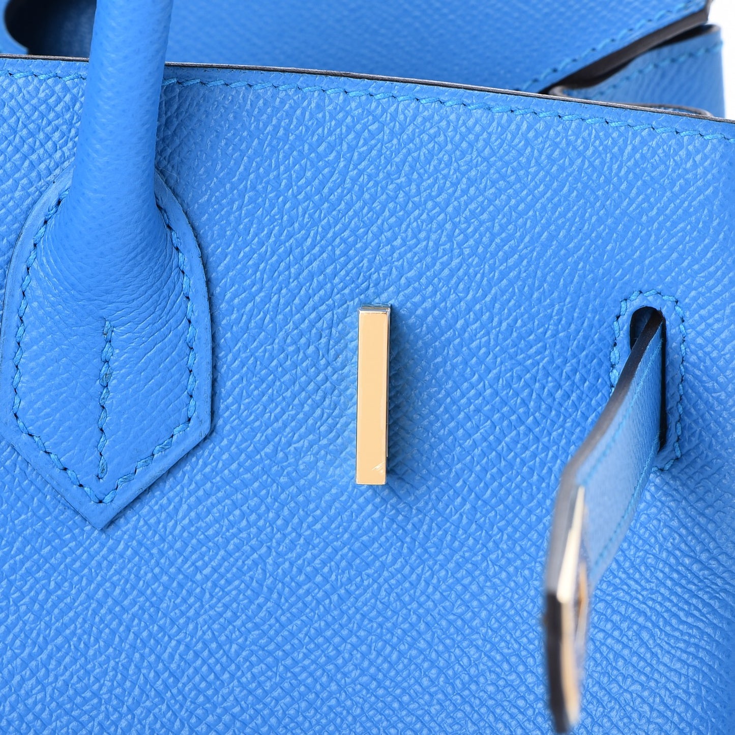 Epsom Birkin 30 Bleu Zanzibar