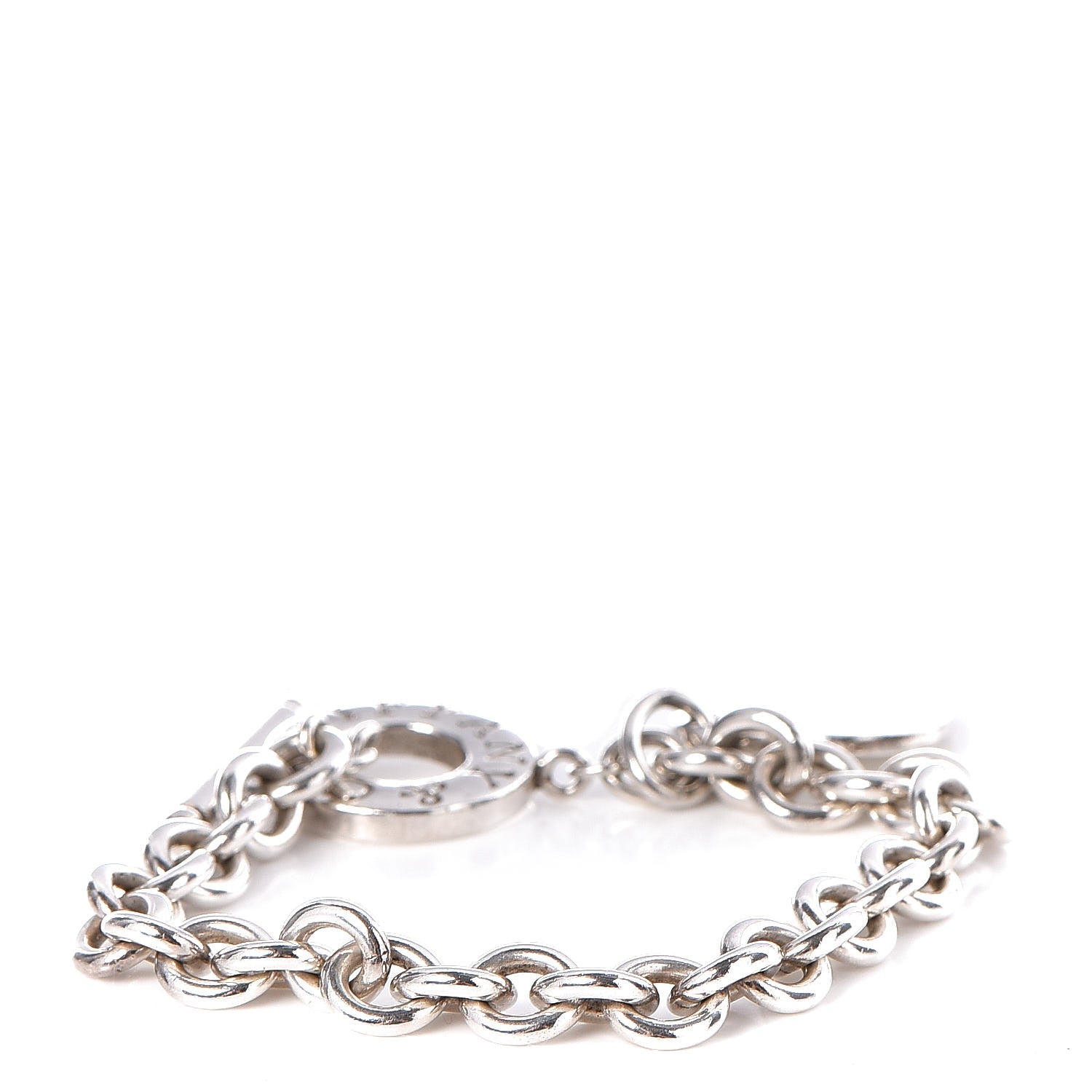 Tiffany Sterling Silver Heart Tag Toggle Bracelet 3 of 6