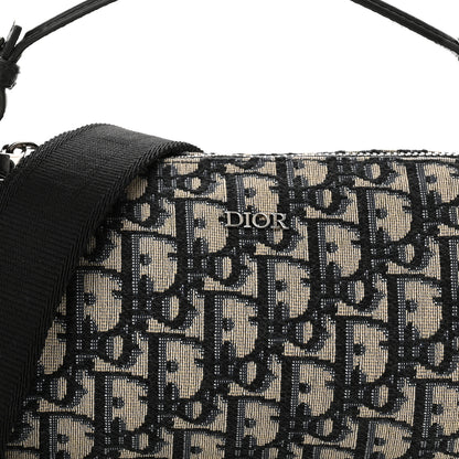 Christian Dior Oblique Mini Roller Messenger Bag Blue 7 of 9