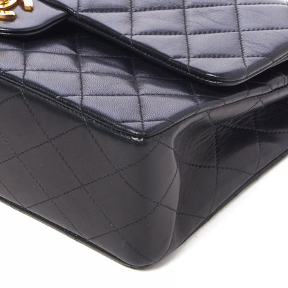 Chanel Lambskin Quilted Medium Double Flap Black 4 of 10