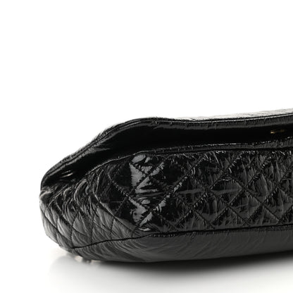 Chanel Vinyl Medium Rock and Chain Flap Black 9 of 10